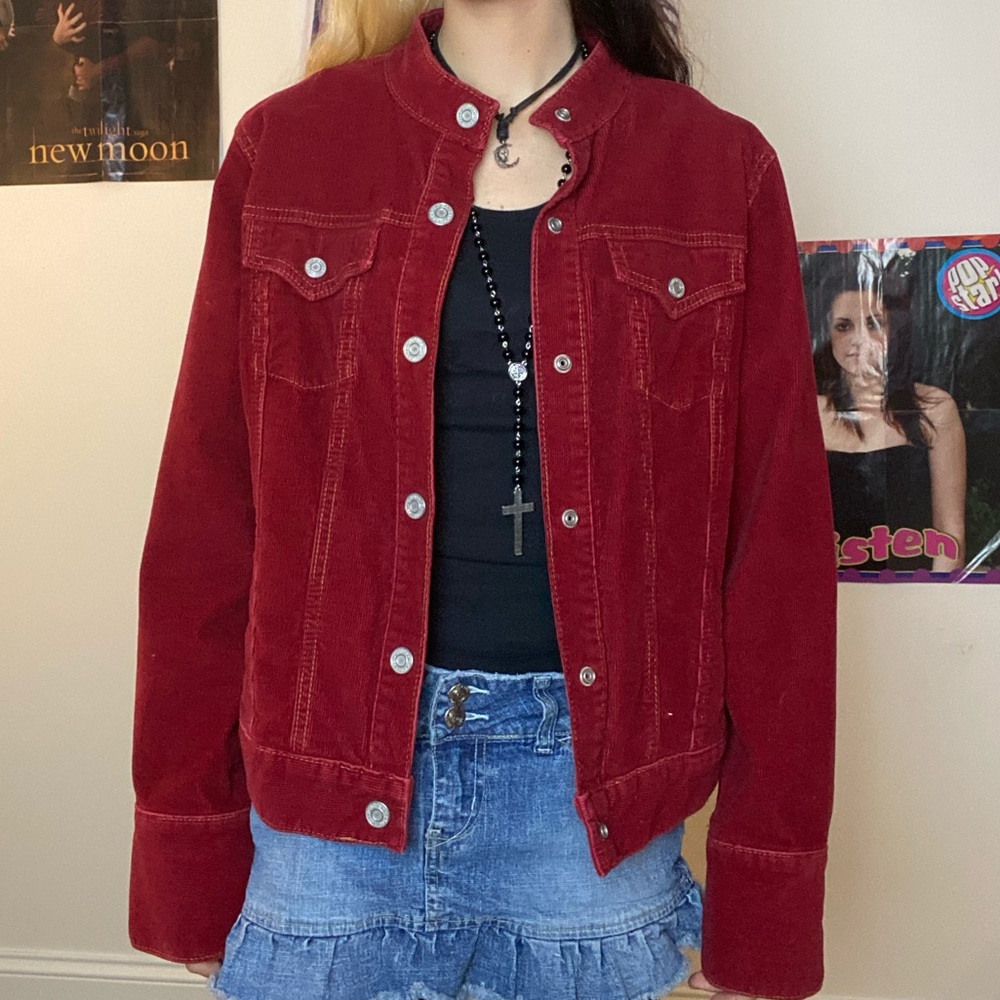 Red GAP corduroy jacket